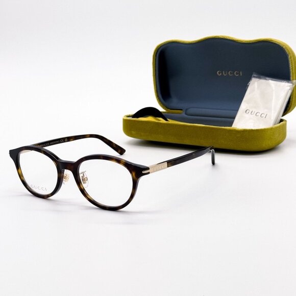 NEW GUCCI GG1507OJ 002 EYEGLASSES MEN HAVANA EYEWEAR - Picture 3 of 10